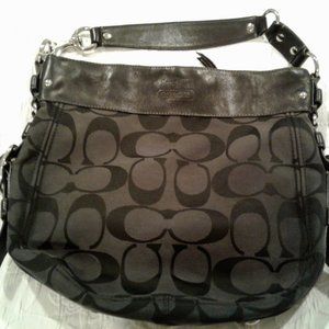 Coach ZOE Signature logo hobo/shoulder bag #12674